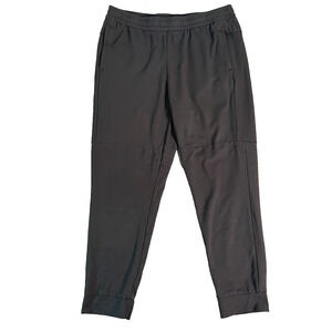 Members Mark Luxe Jogger Pants Mens L Gray Stretch Athleisure Lounge Travel